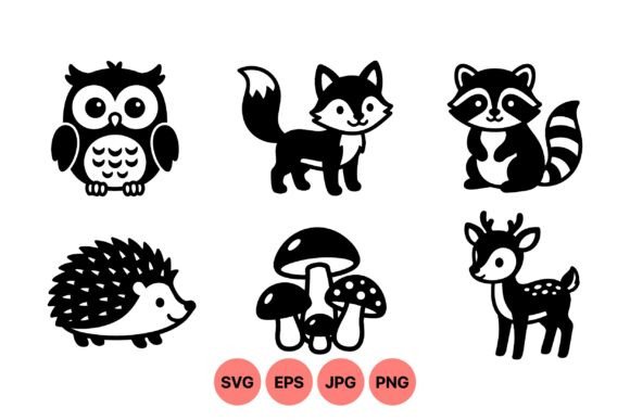 Download Cute Woodland Animal SVG Pack - Woodland animal svg Collection