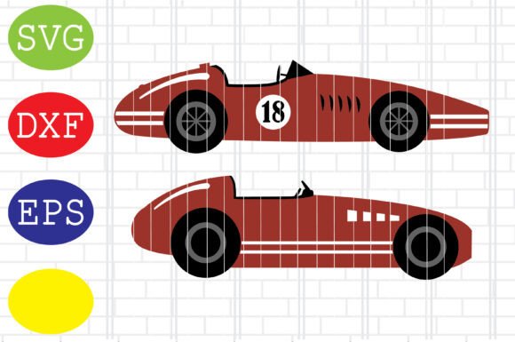 Download Vintage Car Svg, Retro Race Car Svg Eps - Race car Collection