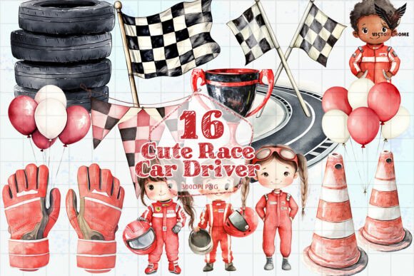 Download Cute Race Car Driver PNG - Race car Collection