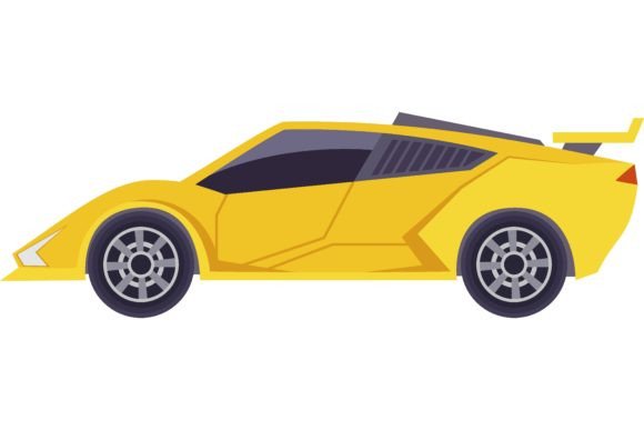 Download Side View of Race Car Vector. Automobile - Premium Resources