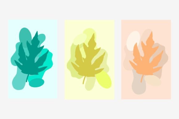 Download 3 Set Pastel Botanical Wall Art Vector - Wall art vector Collection
