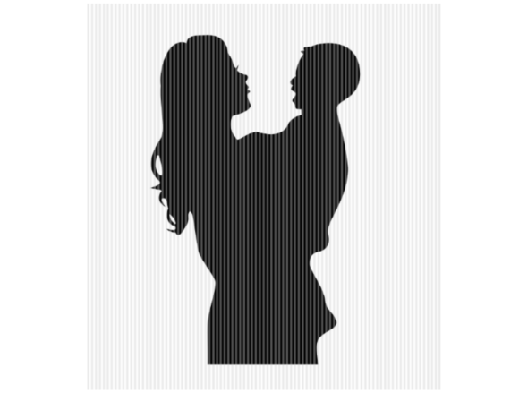 Download Mother and Child Silhouette Graphic - Premium Resources