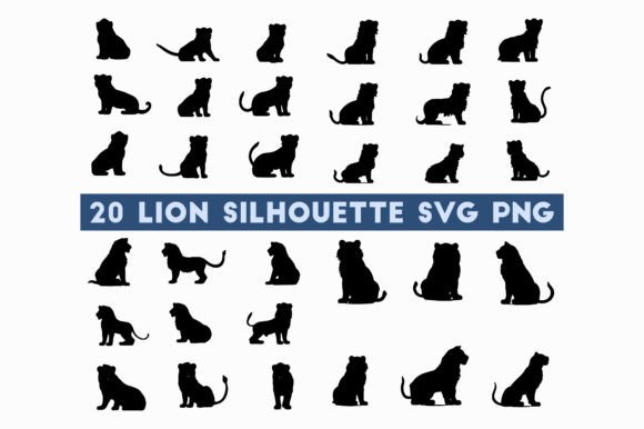 Download Baby Lion Nursery SVG, Lion Silhouette - Nursery svg Collection
